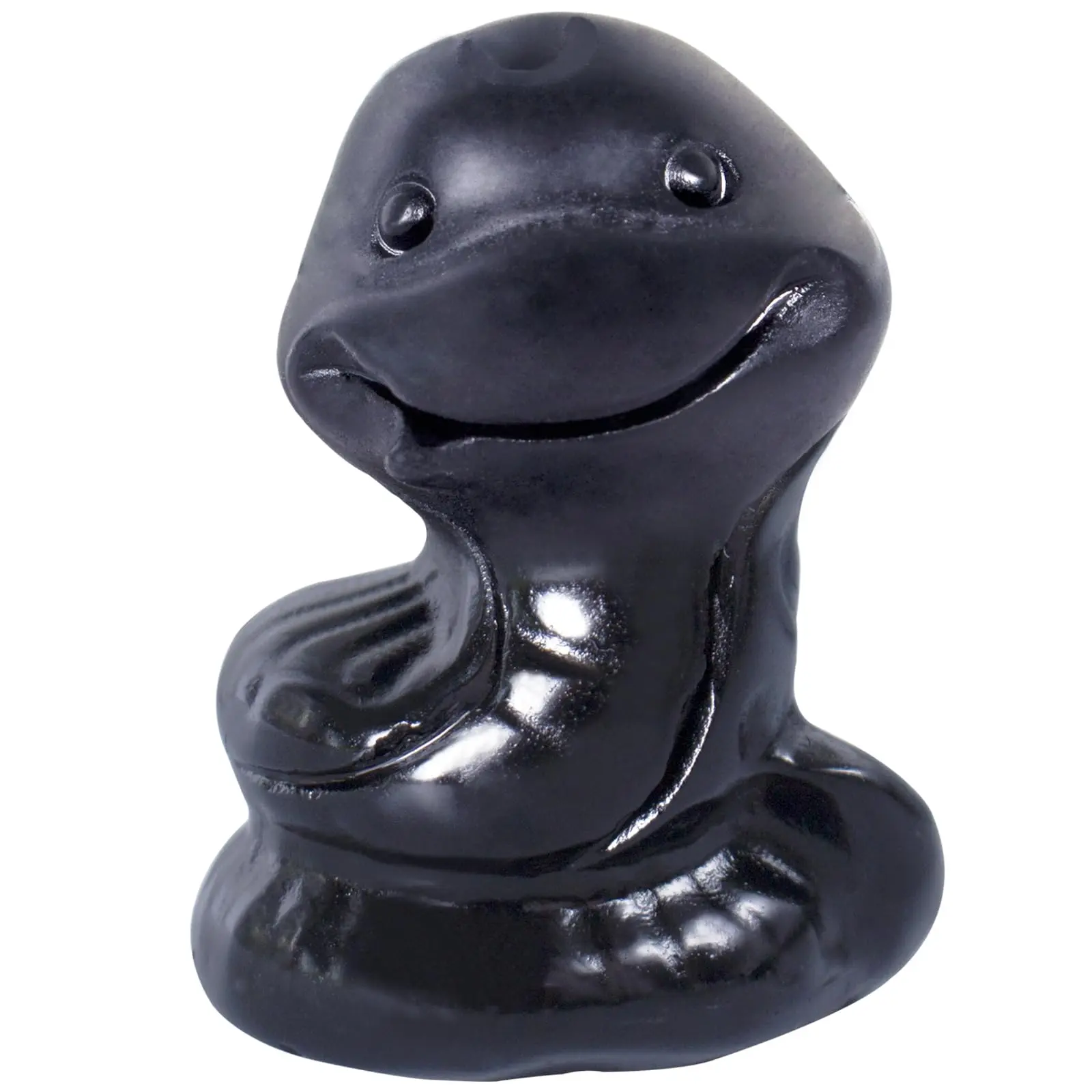 2 Inch Crystal Snake Figurine Handcrafted,Obsidian Crystal Sculpture Healing Energy Stone Spiritual Decor Unique Gift for Collectors Meditation Altar Mystical Statue Reiki Energy