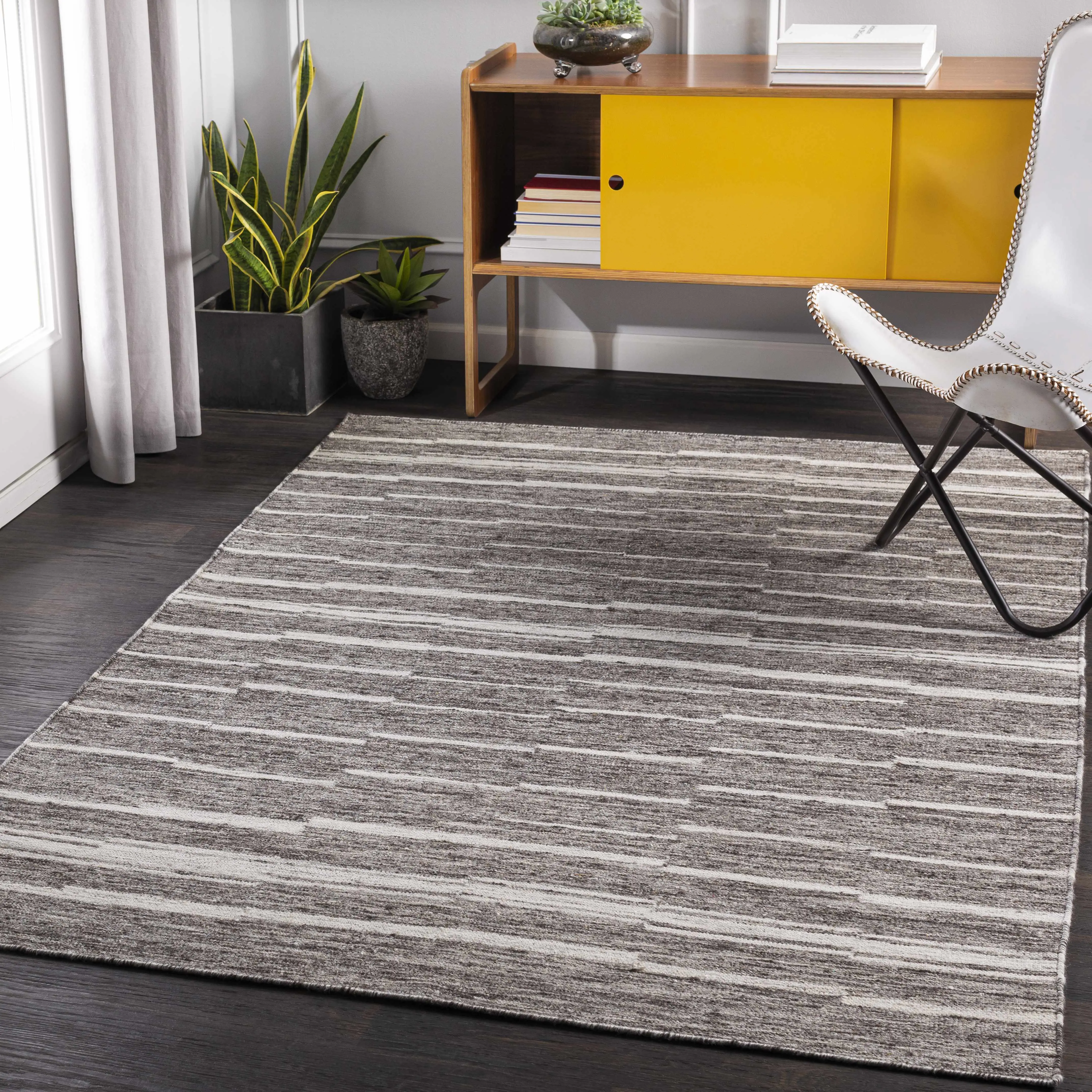 Swavesey Wool-Viscose Area Rug - Clearance Home Decor Rugs for Indoor Living Room Use, Indoor Area Rugs