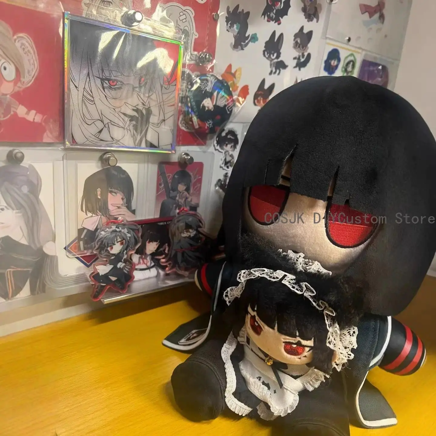 Anime Limbus Don Quixote Ishmael FAUST Ryoshu 20cm Kawaii Sitting Model Plush Pillow Cosplay Cartoon Figure Plushies Xmas Gifts