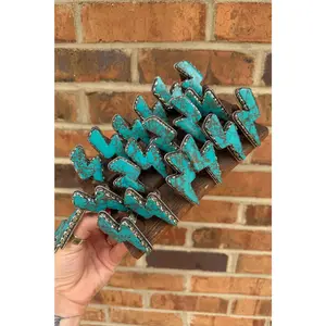 Lightning Bolt Ring in Blue