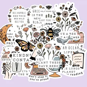 20 pieces Protect the Environment sticker, quote sticker, positive sticker, EcoExpressions Sticker Collection, GreenGuard Quotes Pack, waterproof vinyl sticker