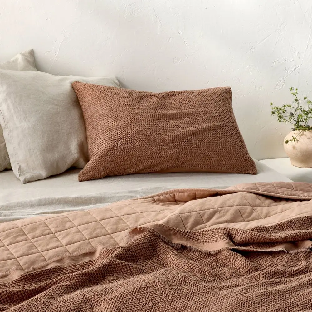 Textured Waffle Pillow Sham - Casaluna