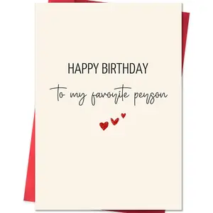 Funny Birthday Cards for Men, Boyfriend, Exquisite Birthday Gifts for Men, Women, Girlfriend, Birthday Cards and Decorations for Him, Her