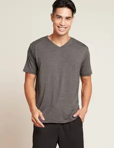 Men's V-Neck T-Shirt - Dark Marl