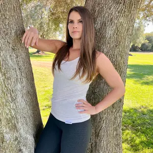 Women's Oatmeal White Tank Top