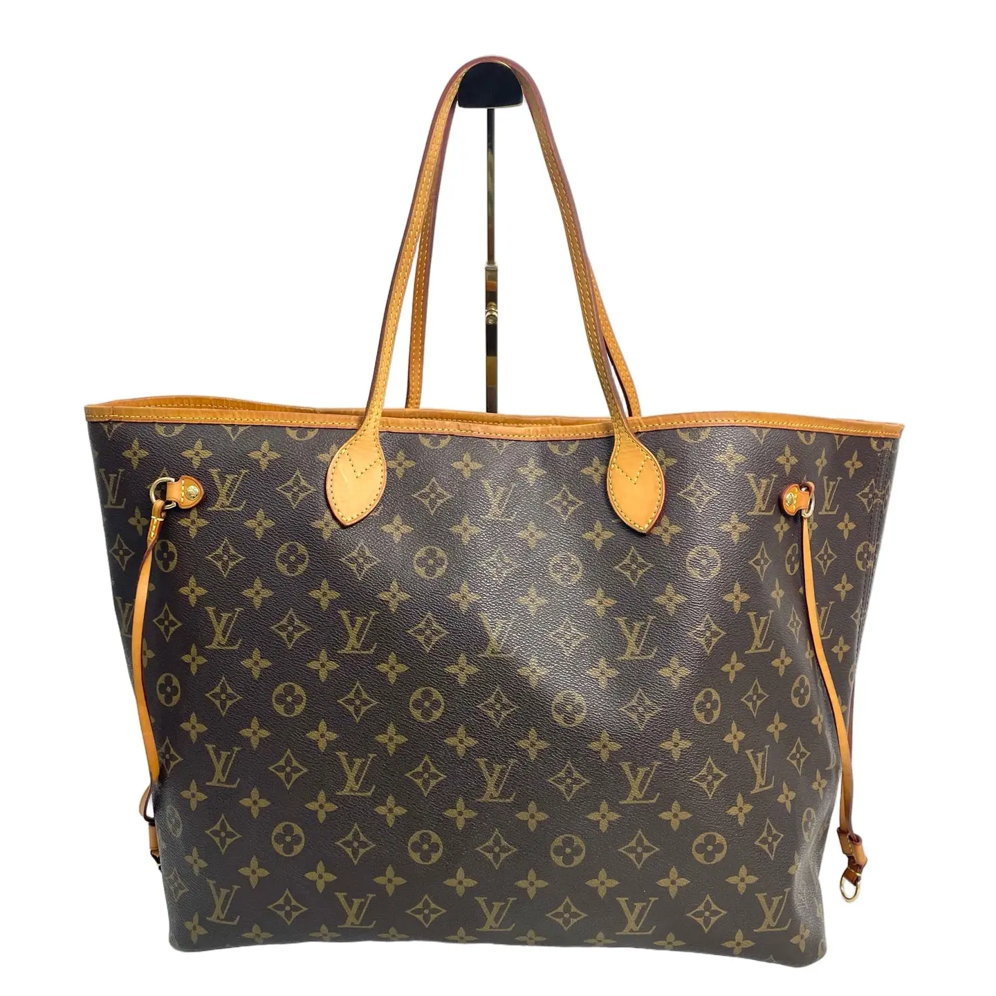 Pre-owned canvas tote bag Louis Vuitton Neverfull GM Monogram Brown