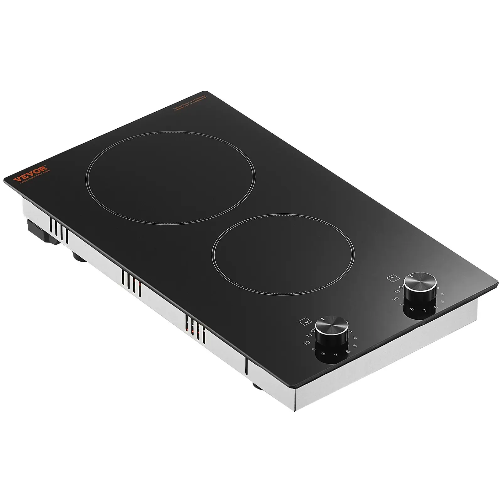 【summerfinds】VEVOR Built-in Radiant Ceramic Electric Cooktop, 2-Burner Double Burner Cooktop, 20.1x11.6 in Option, Ideal for Father's Day [DealsForYouDays]
