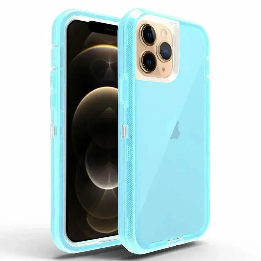 360 Shockproof 3-in-1 Dropproof Heavy Duty Case For iPhone 17 Pro 16e 16 15 14 Pro Guard Cover
