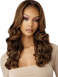 Outre Lace Front Wig - Perfect Hair Line 13X6 - Briella (DRST4/HONEY WALNUT)