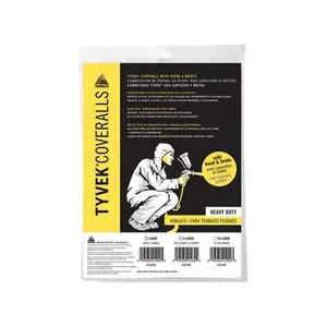 212 MAIN Trimaco 141242/12 Hooded Full-Length Tyvek Fabric Coveralls, 2XL Workwear, Automotive & Motorcycle Paint Care Uniforms