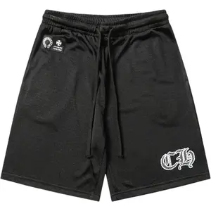 Chrome Hearts Sports Mesh Varsity Shorts Black