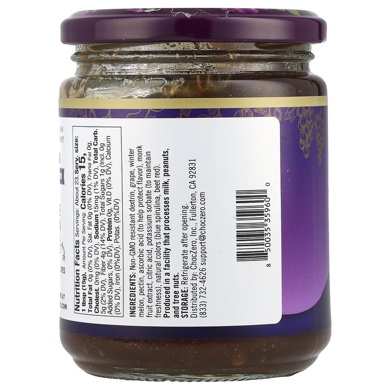ChocZero Fruit Spread, Grape, 12 oz (340 g)