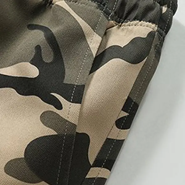 Men's 3-Pack Camo Cargo Shorts – Multi-Pocket Design, Drawstring Waistband, Casual Streetwear Shorts, Perfect for Everyday Wear & Urban Styling SpringStatements