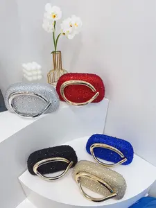 Acrylic Women's Evening Bag, Elegant Clutch, Embellished Clutch, Sparkling Rhinestone Baroque Style, Elegant Party Purse, Perfect for Weddings, Christmas, Birthdays, Valentine's Day Gifts