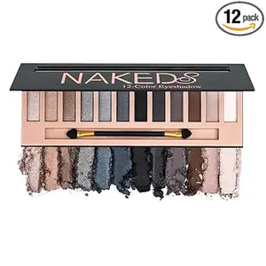 Eyeshadow Palette Natural Matte Shimmer Glitter Pigment Eye Shadow Pallete Set Black Eye Shadow Halloween Make Up for Women