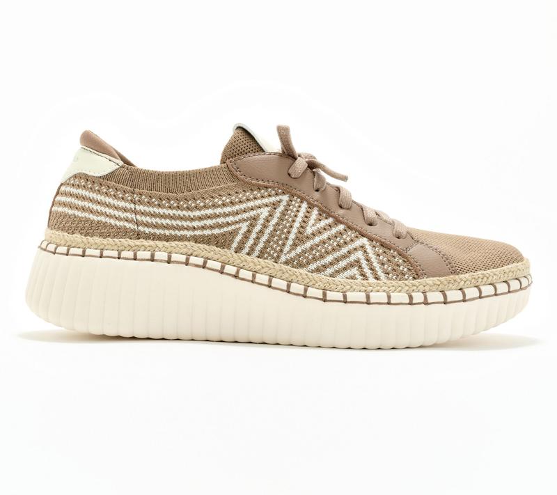 Skechers Wilshire Blvd Washable Vegan Lace-Up Sneaker - Bellevue