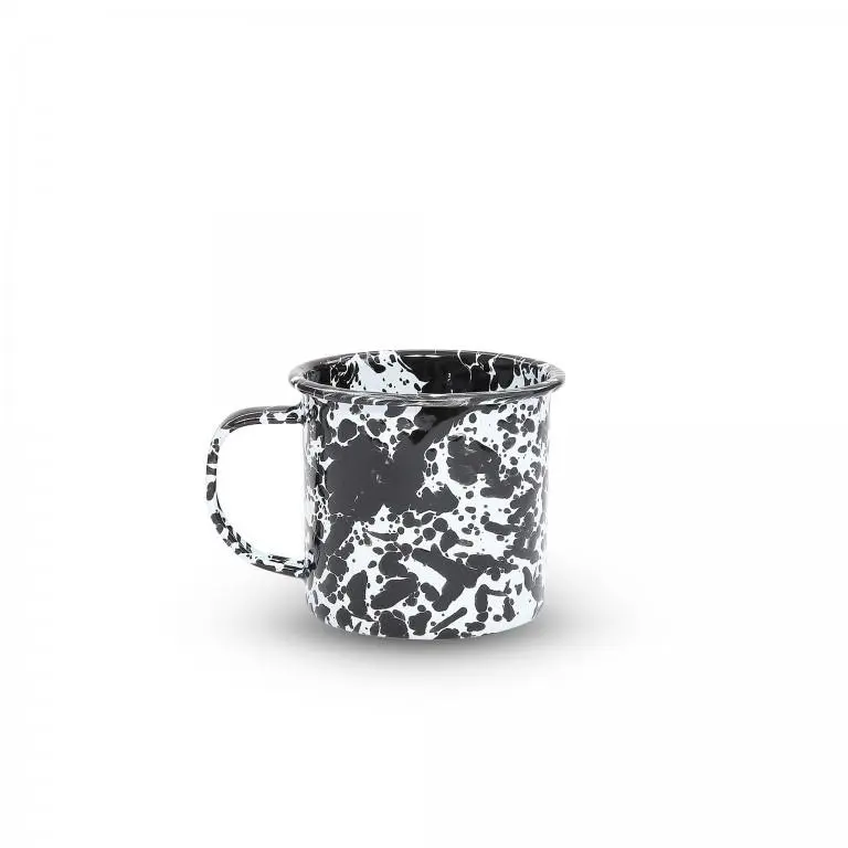 Crow Canyon Home Splatter 16 oz Large Mugs, Set of 4