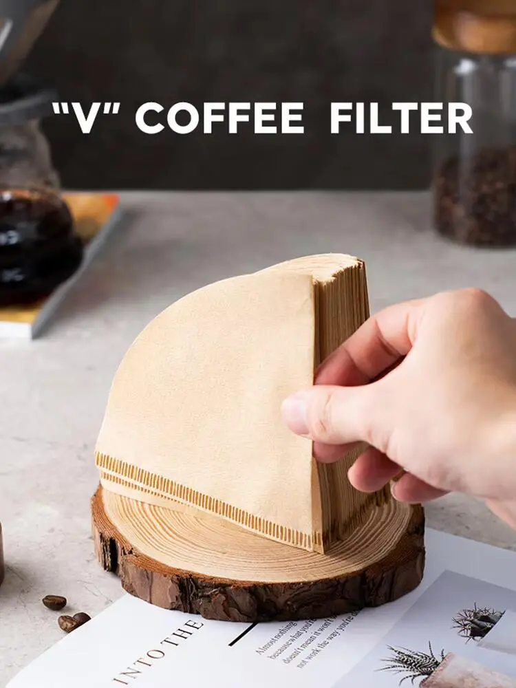 Reusable Single-Cup Pour Over Coffee Brewer Coffee Dripper for 2-4 Cups with V 60 Disposible Paper Filter