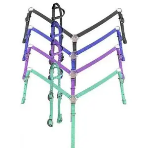Nylon One ear Headstall and Breast collar set.