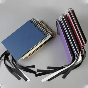 A5 Horizontal Photo Album, Best-selling Cross-border DIY Photo Album, Handmade Scrapbook, Bowknot Notebook, Commemorative Album