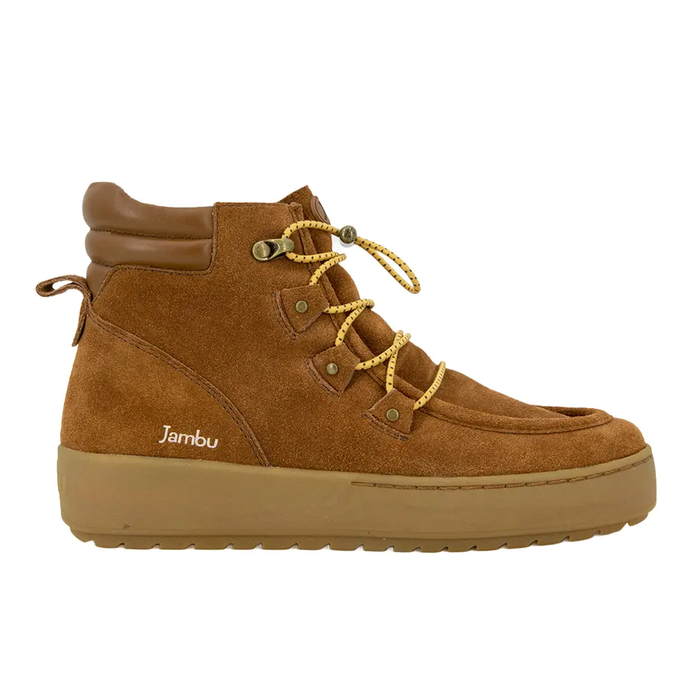 Jambu Womens Sienna High Lace Up Sneakers Shoes Casual - Brown