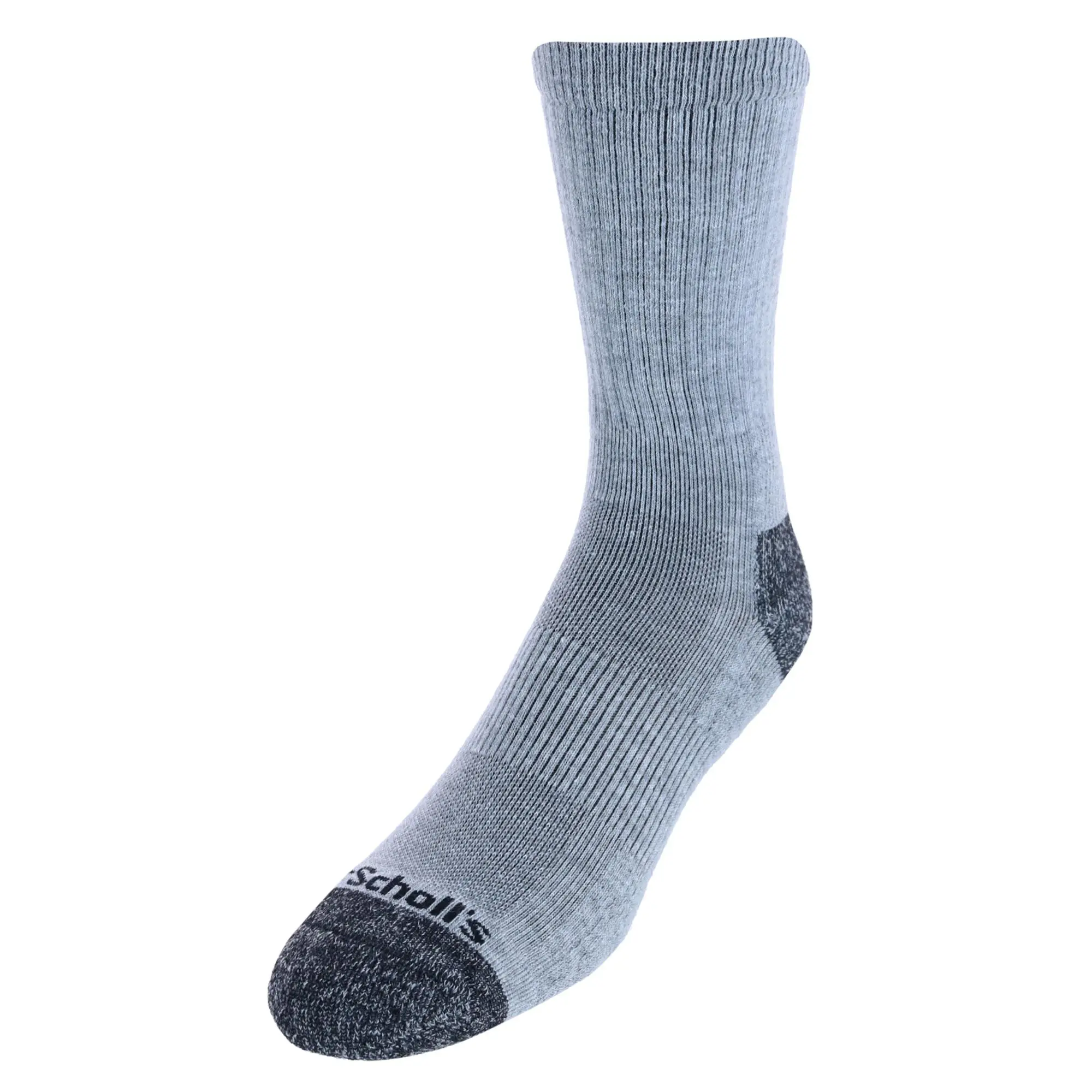 Dr. Scholl's Men's Crew Compression Work Socks (2 Pair Pack), Compression & Support Socks