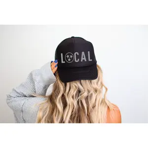 Local (Tennessee) DTF Printed Black Trucker Hat