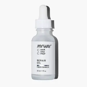 My Way Hair DNA Repair Oil - Argan Oil Formula for Severe Damage, Shine & Softness, Frizz Control, Heat Protection Up to 450°F, Ethical Hair Care