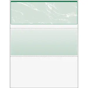 Docugard PRB04502 Security Business Checks- 5RM-CT- Marble Top-Green, Office Stationery Supplies, Security Checks