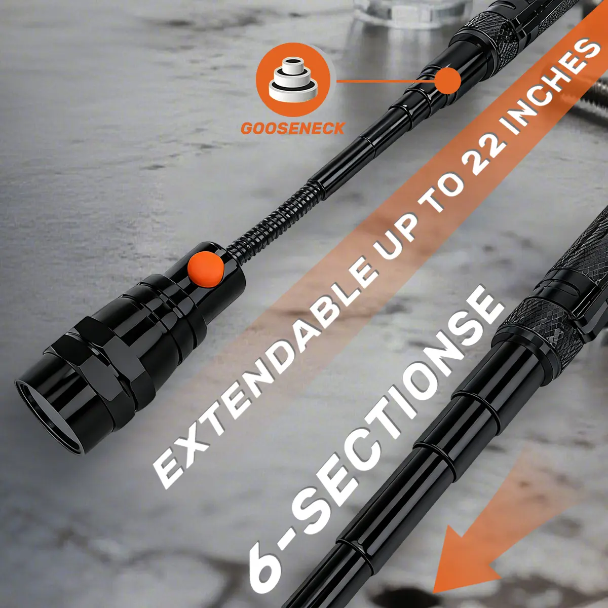 2000LM LED Flashlight