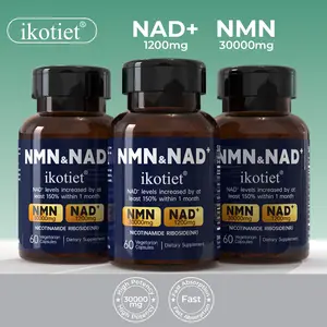 ikotiet 3-in-1 Formula | NMN + NAD | Daily Vitality + Cellular Health | Vegetarian Capsules | 300 Capsules
