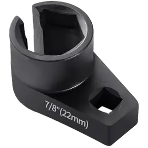 Offset O2 Sensor Socket, 7/8-Inch (22mm) with 3/8-Inch Drive, Universal Fit for Vehicle Oxygen Sensor Removal