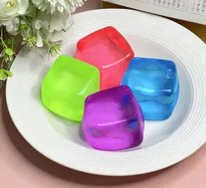 [4-Pack] Stress Relief Toys, Slow Bounce Squeeze, PressureRelease, Office Desk Toy, Perfect Gift for Holidays andParties