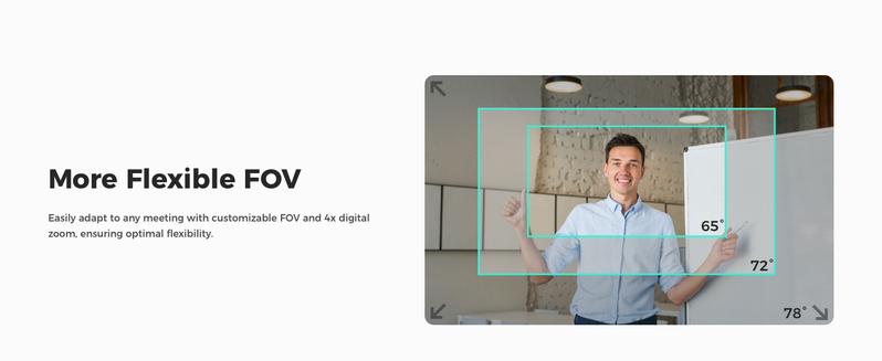 OBSBOT Meet SE 1080P Webcam with AI Framing Streaming Camera, 1/2.8" Sensor, Beauty Mode, Gesture Control, DOL HDR, Web Camera for Desktop and Gaming