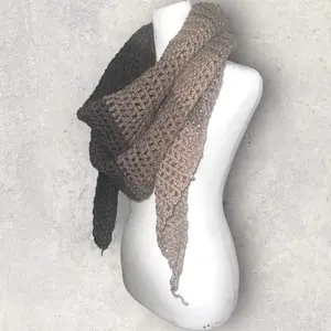 Ready to Ship Women’s Handmade Crochet Mesh Scarf Shawl
