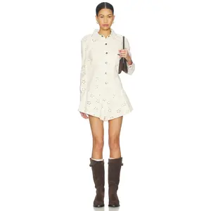 SAYLOR Rhea Romper in Creme