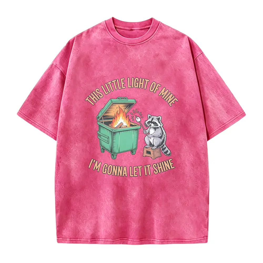 Funny Racoon Shirt, Women T shirt, Funny best friend gift, Girly shirt, Dumpster Fire Raccoon TShirt, Mental Health Tee