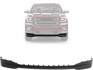 Front Lower Bumper Valance Panel Compatible with 2016-2019 GMC Sierra 1500 Replacement For 23381985 GM1092251 Air Dam Deflector Black Plastic