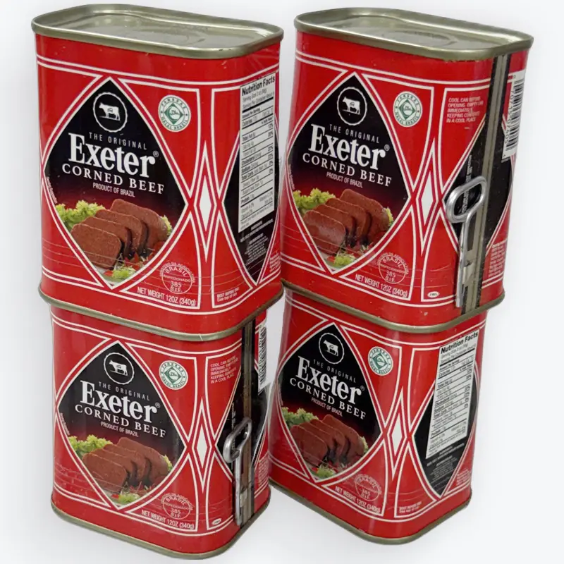 Exeter corn Beef 4-packs