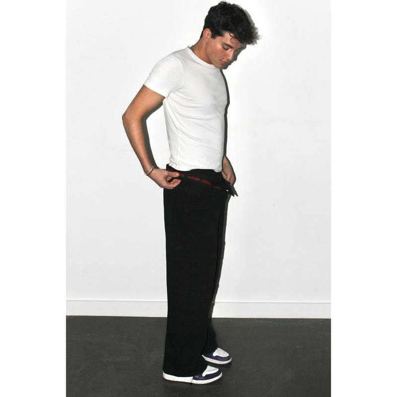 UNIVERSAL PANEL PANT IN JET BLACK