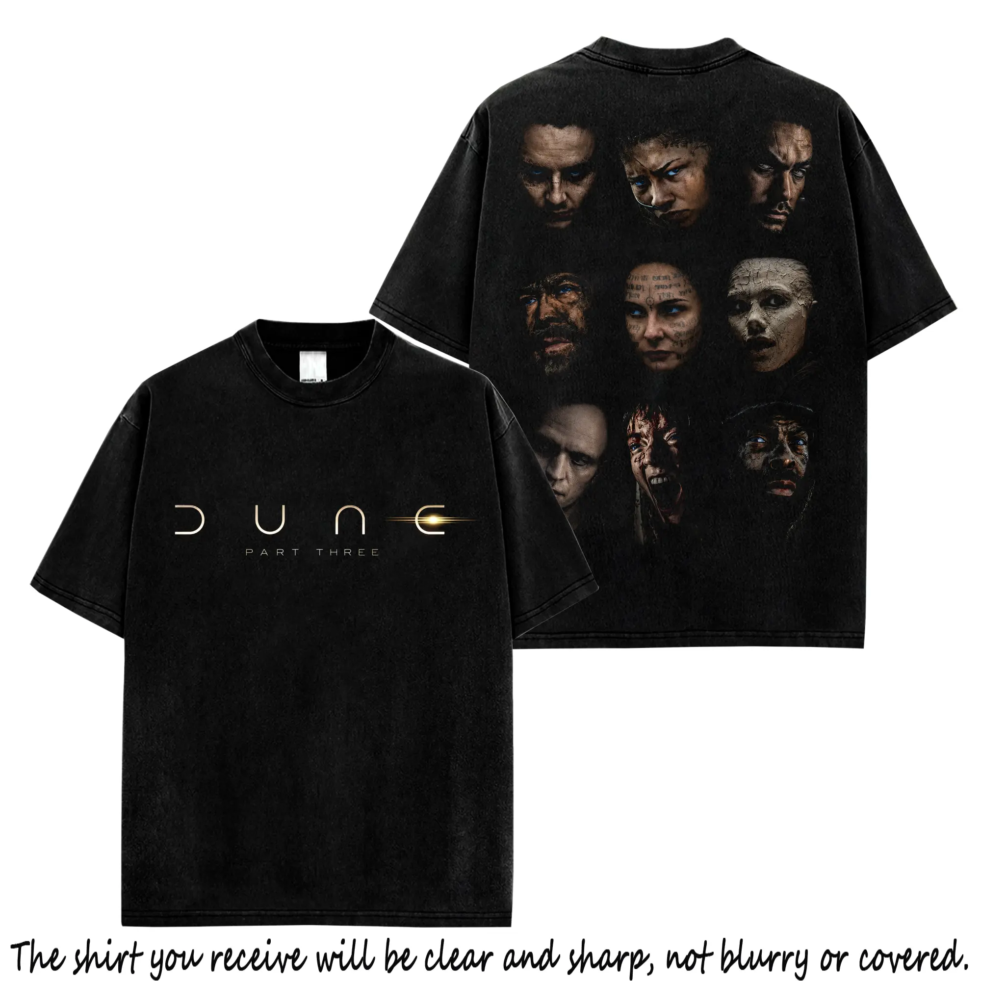 Dune: Part Three 2026 Graphic T-Shirt, Made in USA, 100% Cotton, Movie Merch Inspired Tee, Arrakis Desert Streetwear Shirt, Sci-Fi Fan Gift for Film Lovers
