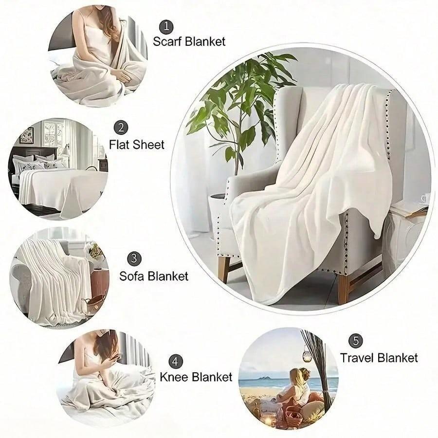 Renowned musician Flannel Blanket, the amusing Michael Blanket, soft and comfortable, suitable for sofas, beds, camping and traveling - in a modern style. A gift for music lovers.