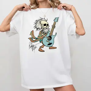 BOB WEIR SKELETON Graphic T-Shirt, Unisex Streetwear Outfit, Gift For Fan, For Women, For Men