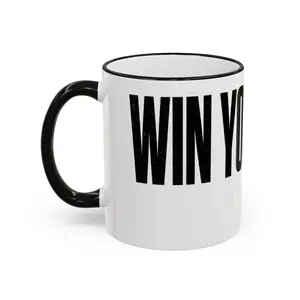 Win Your Day — Multicolor Coffee Cup (11oz)