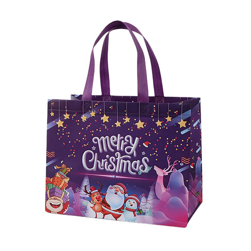 16PCS Christmas Gift Bags With Assorted Patterns. Reusable Non - Woven, Handle - Equipped. Ideal For New Year & Christmas Decor, Perfect For Holiday Gifting.Box Packs heavy-duty storage tote foldable shopping tote Water-Resistant market trip 16PCS Christmas Gift Bags With Assorted Patterns. Reusable Non - Woven, Handle - Equipped. Ideal For New Year & Christmas Decor, Perfect For Holiday Gifting.Box Packs heavy-duty storage tote foldable shopping tote Water-Resistant market trip