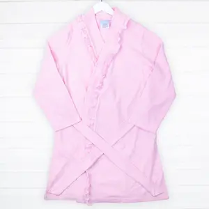 Light Pink Stripe Women's Robe (Matching Kids PJs Available)