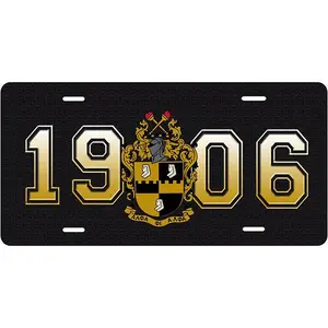 Alpha Phi Alpha 1906 Car Tag