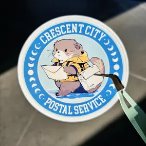 Crescent City Postal SJM Sticker, ACOTAR Sticker, ACOTAR, Vinyl Sticker, Bookish Sticker, Book Sticker, Laptop Sticker, Tumbler sticker, Water bottle sticker