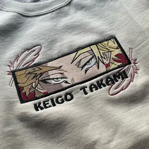 Hawks Embroidered Sweatshirt – Keigo Takami Anime Streetwear