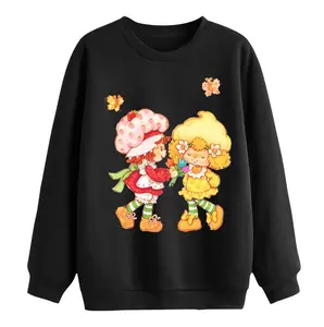 Strawberry Theme Sweatshirt, Cute Fruit Lover Shirt, Kawaii Aesthetic Crewneck, Retro Graphic Tee